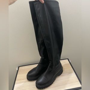 Vince Camuto Knee High Lug Sole Boots